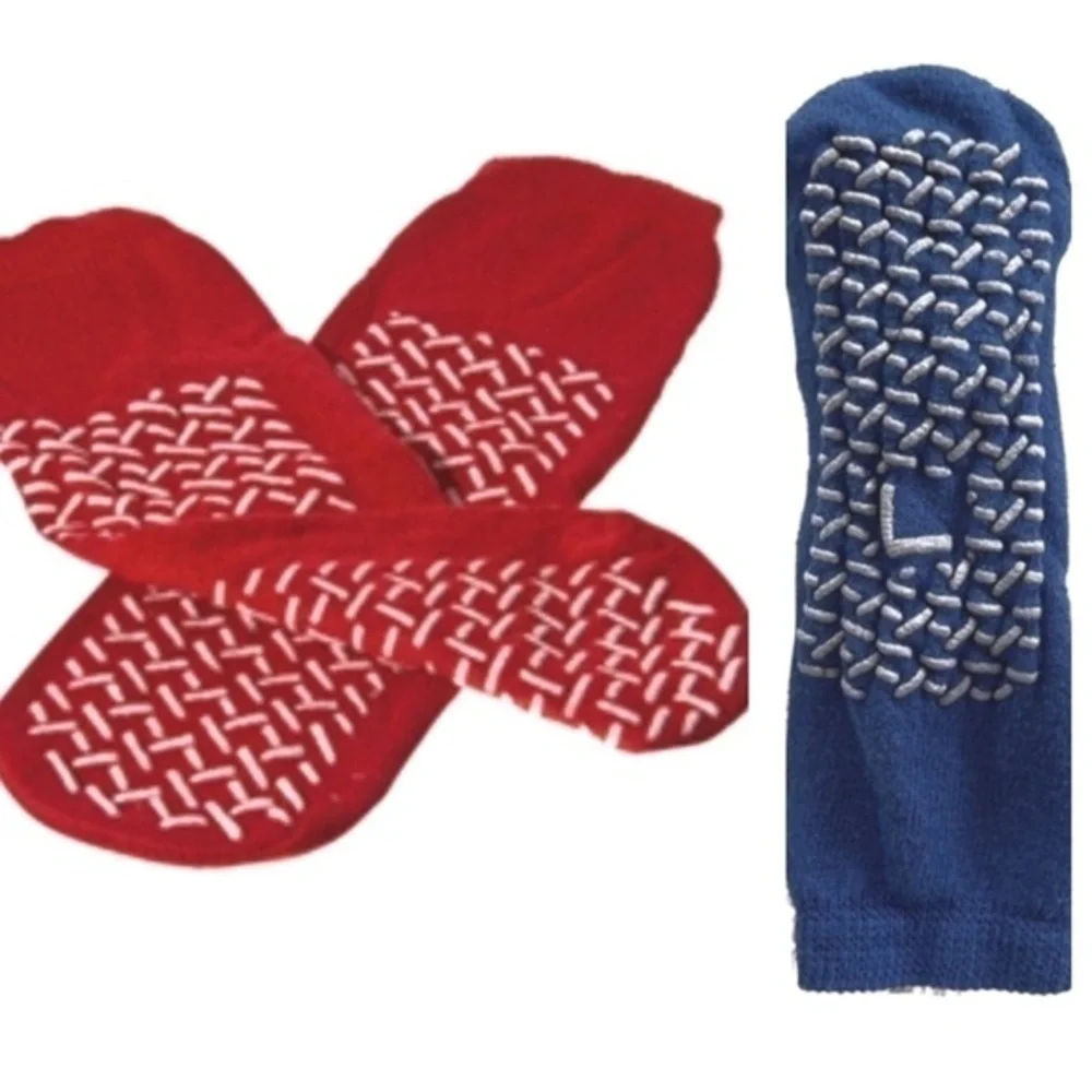 Double-Tread Anti-Slip Gripper Socks!